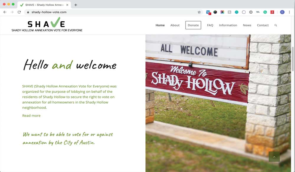 SHAVE Website